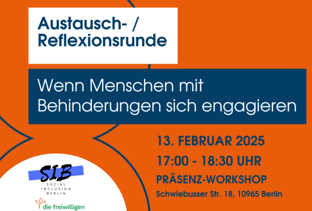 Cover Bild Workshop Social Inclusion Berlin Februar 2025