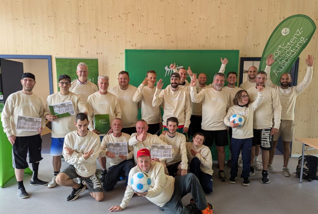 Gruppenbild Inklusive Sport Assistenz Ausbildung Juli 2024